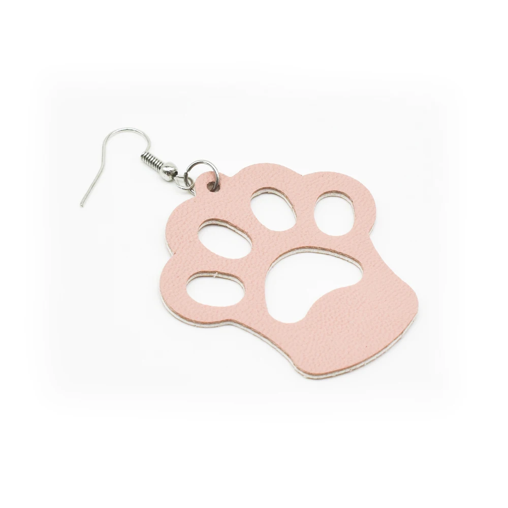 Handmade Wooden Earring Cutting Mold, Suitable for Large Shot Blasting Machine, Dog Paw Earring