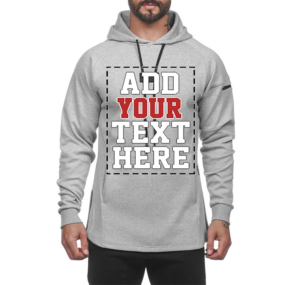 Men's Custom Hoodies Autumn and Spring Male Casual Hoodies Sweatshirts Men's Solid Color Hoodies Sweatshirt Tops