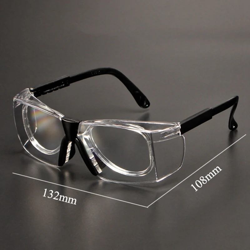 Work Safety Goggles Anti-Splash Wind Dust Proof Protective Glasses Optical Lens Frame For Research Cycling Eyes Protector