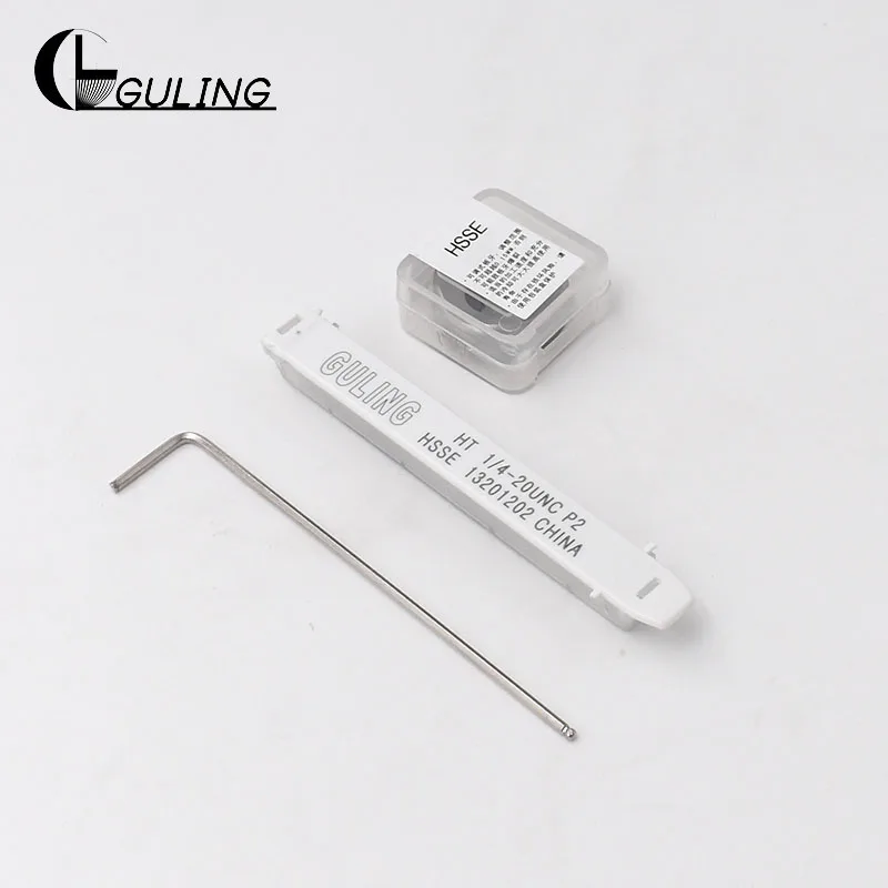 GULING HSSE Tap และ Die ชุด M1X0.25 Hand Taps และรอบตาย
