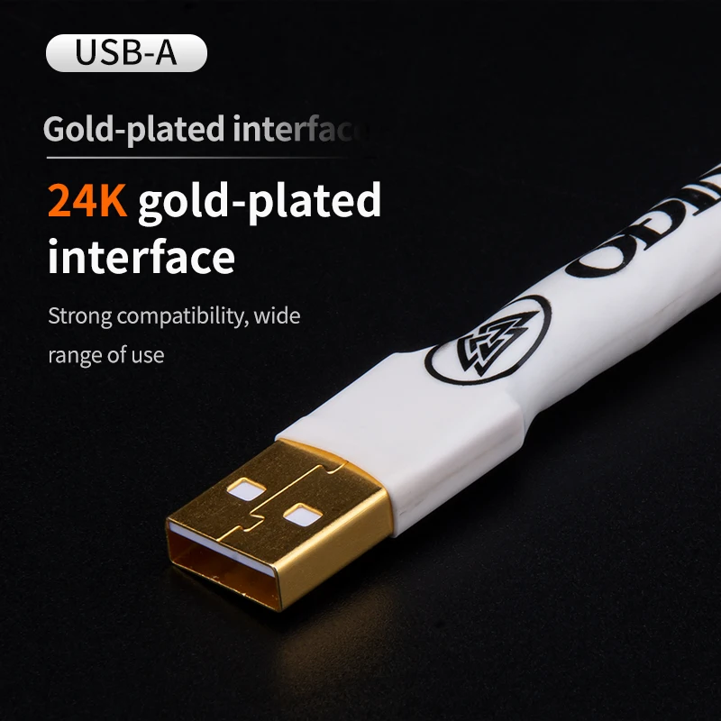 Hifi Data Cable weiduka 2 Decoder DAC Data Cable USB Sound Card Cable A-B shield USB Cable