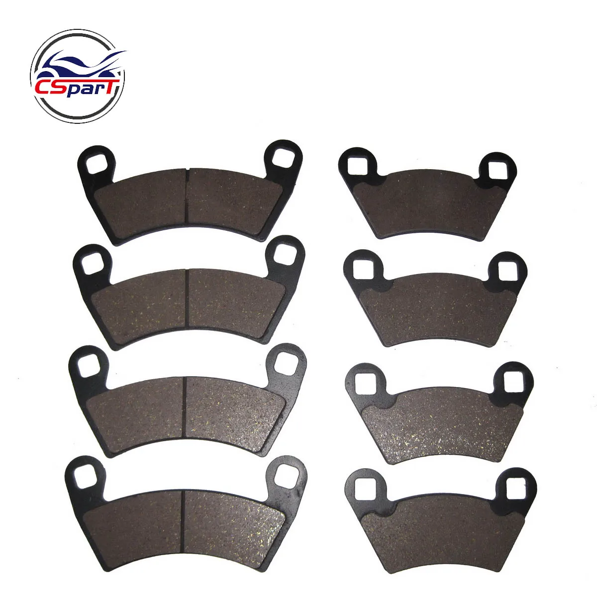 

4 SET Semi-metallic non-asbestos Front & Rear Brake Pads For Polaris Ranger 500 2x4 Carb, XP 700 800 4x4 RZR-4 900