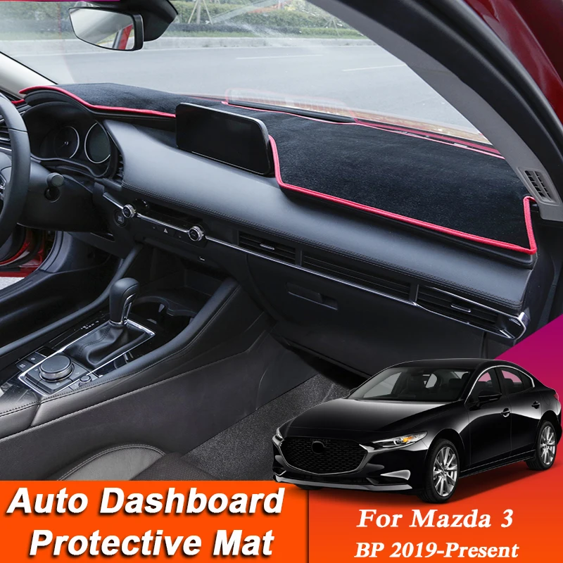 

Car Styling For Mazda 3 BP 2019-Present LHD&RHD Dashboard Mat Protective Interior Anti-Pad Shade Cushion Auto Accessory