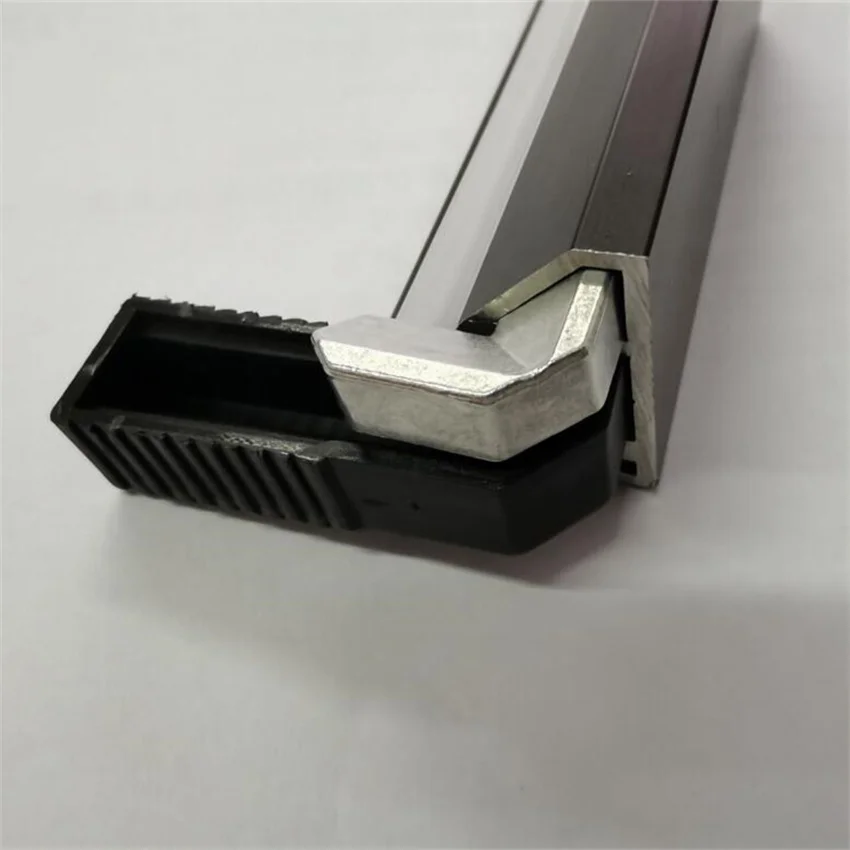 2M/PCS Free Shipping Aluminum Upright Channel Metta Silver Black Color Anodized Single Strut Channel