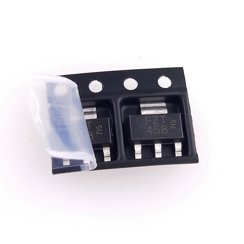 Original 50pcs/lot FZT458TA  fzt458 NPN 400v0.3a high voltage bipolar transistor SOT-223