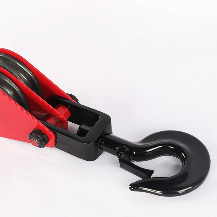 Two-Wheeled Hook Block 2T Iron Block Panshi Brand Lifting Block Custom-Made
