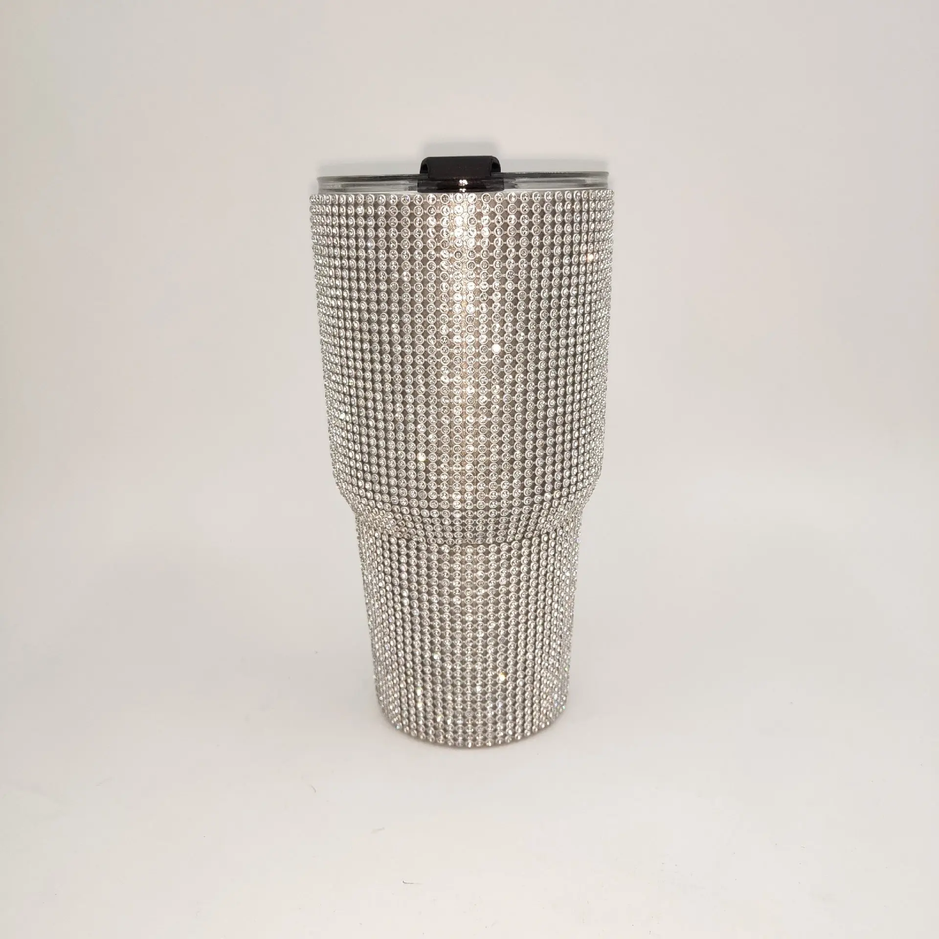 Imagem -02 - Que Bling Diamante Garrafa Térmica Espumante Garrafa de Água de Strass Caneca de Café de Aço Inoxidável Garrafa de Viagem Portátil para o Carro 600 900ml