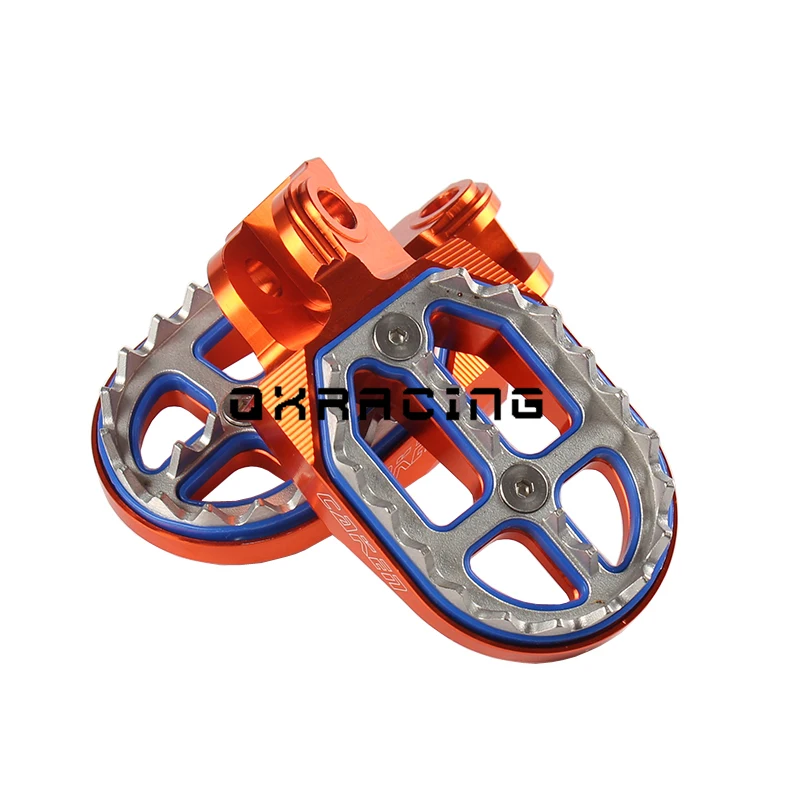 Motocross Foot Pegs For SX SXF EXC EXC-F XCW XCF-W TC FC TE FE SE-R SE-F 50-570 250 300 350 450 Cc Dirt Bike MX Freeride Enduro