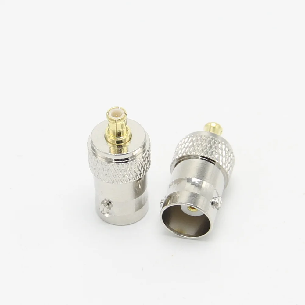 BNC Female To MCX Male RF Coaxial Connector Adapter For DS0201 DSO QUAD DS203 VC101 BNC To MCX Oscilloscope Conversion Connector