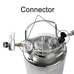 HOT Brew Beer Ball Lock Keg Disconnect Barbed Threaded Dispenser Carbonation Cap Suitable For 3/5/10 Gallon Beer Keg Accessories