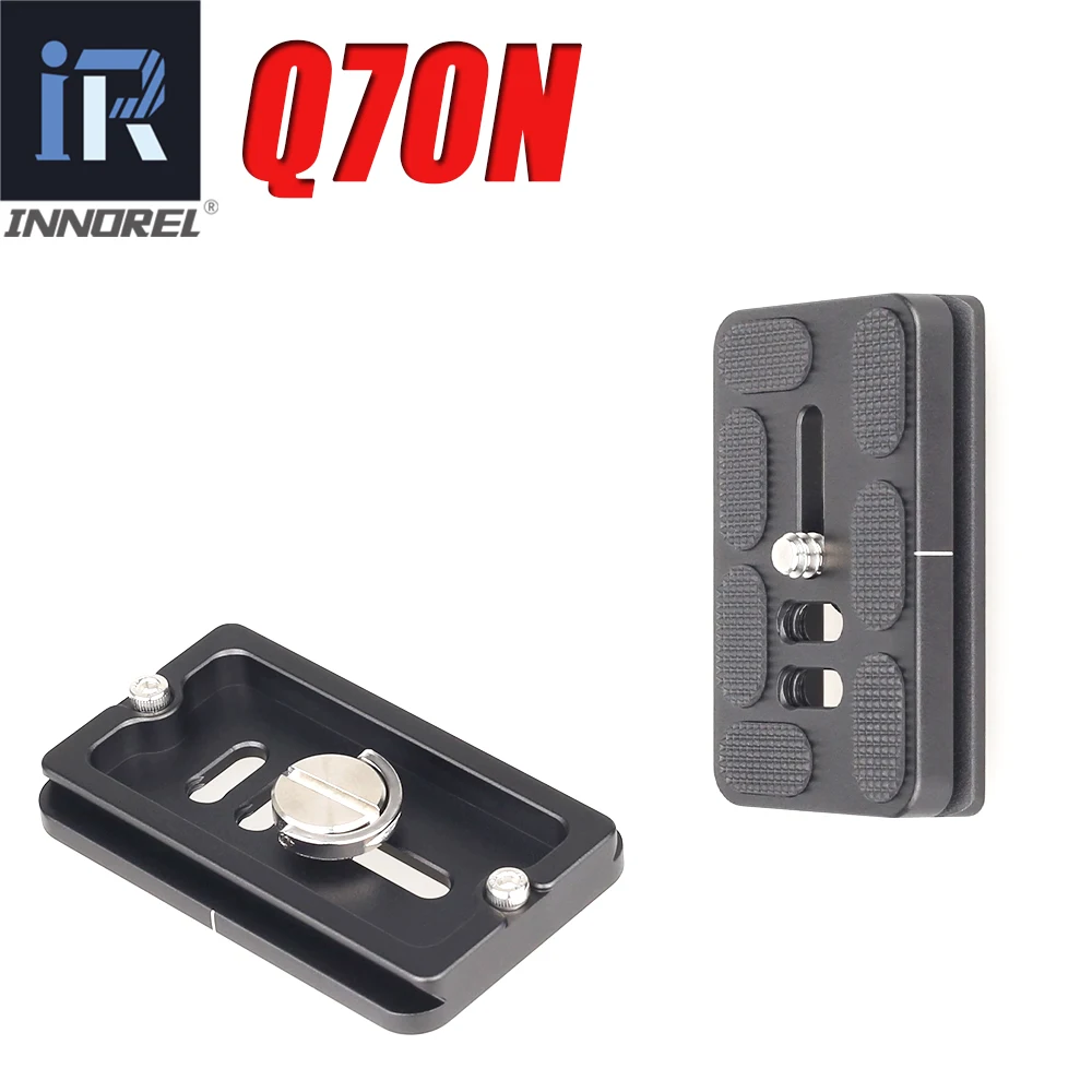 INNOREL Q50N/Q60N/Q70N Universal Quick Release QR Plate For Video Tripod Monopod Ballhead Compatible With Arca Swiss DSLR Camera