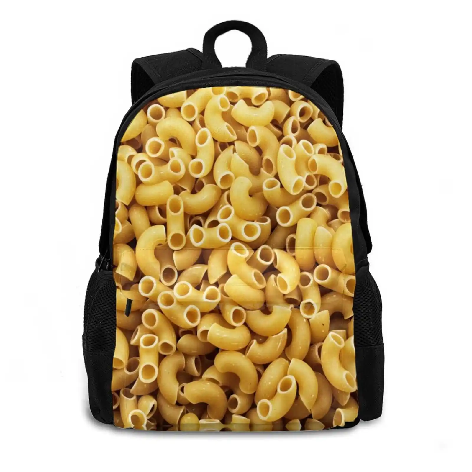 A Close Up Image Of Elbow Macaroni Noodles Hot Sale Schoolbag Backpack Fashion Bags Macaroni Noodles Pasta Background Raw