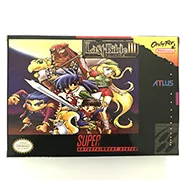 Last Bible III from the Gods game cartridge For snes ntsc pal video game