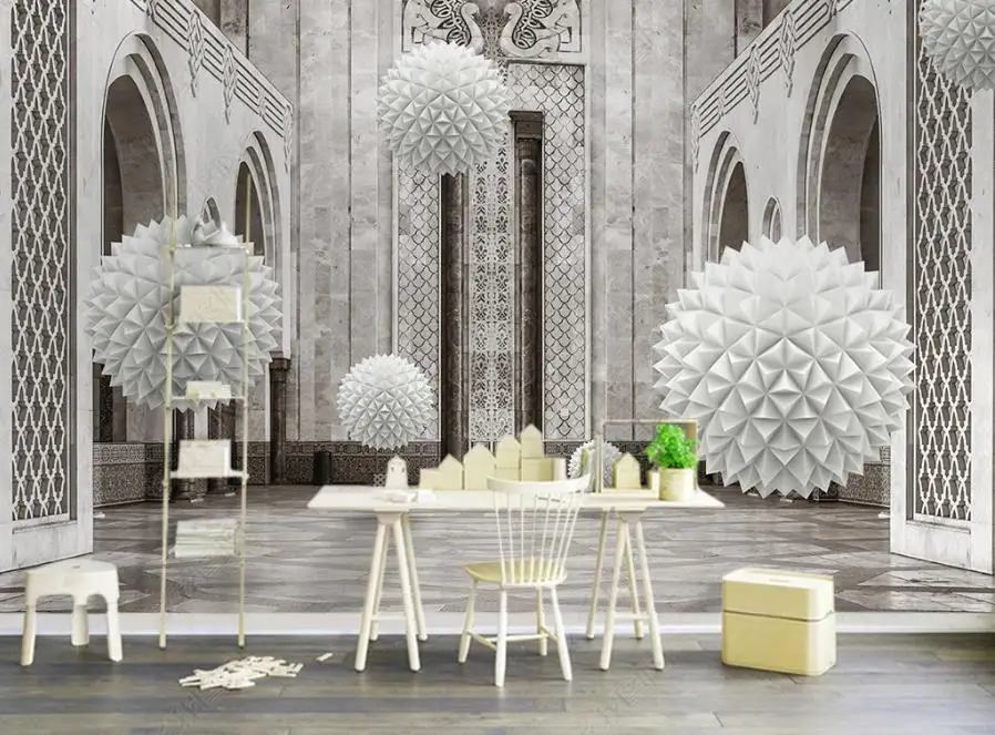 

Home Decor 3D Wallpaper Custom European Style Building Background Wall Creativity For Living Room Bedroom 3d Wall Sticker