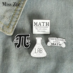 Love Math smalto Pins Custom 516 Inspire Lab spilla educativa risvolto Badge Bag Cartoon Jewelry Gift for Kid Friend