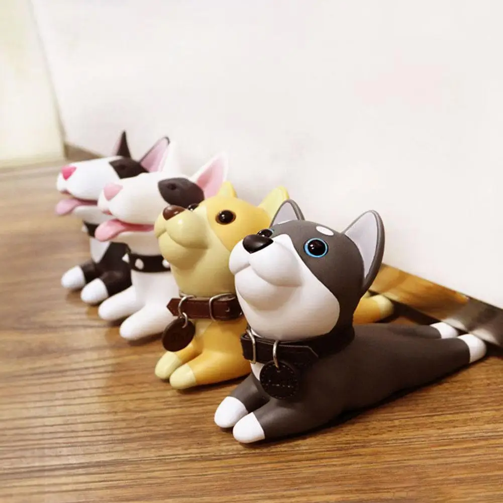 

Door Stopper Cute Dog Pig Mouse Cat Shape Door Stopper Holder Hard PVC Doorstop Wedge Gift Door Holder Stopper Safety Guard Stop