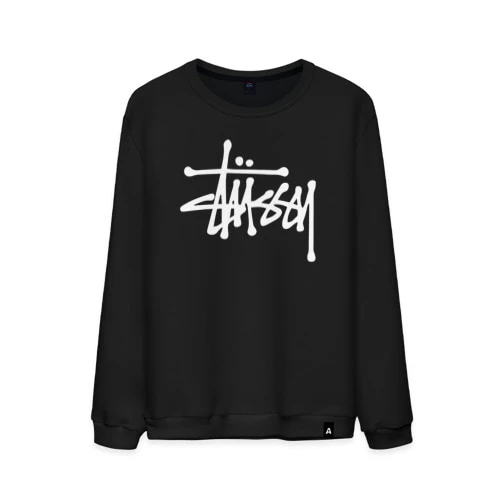 Felpa in cotone da uomo Stussy AliExpress