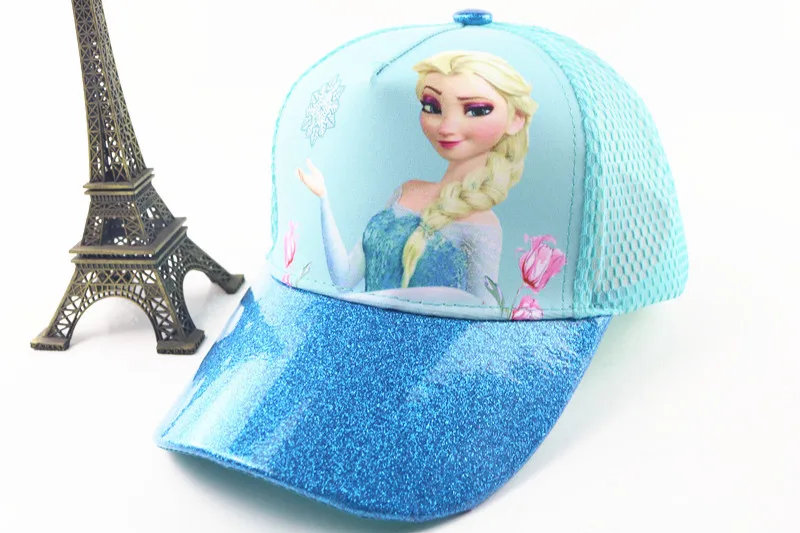 Disney Frozen 2 Elsa Anna Kids Hat Baby Girl Caps Baby Princess Cartoon Cute Baseball Cap Fashion Summer Sun Protection Hat