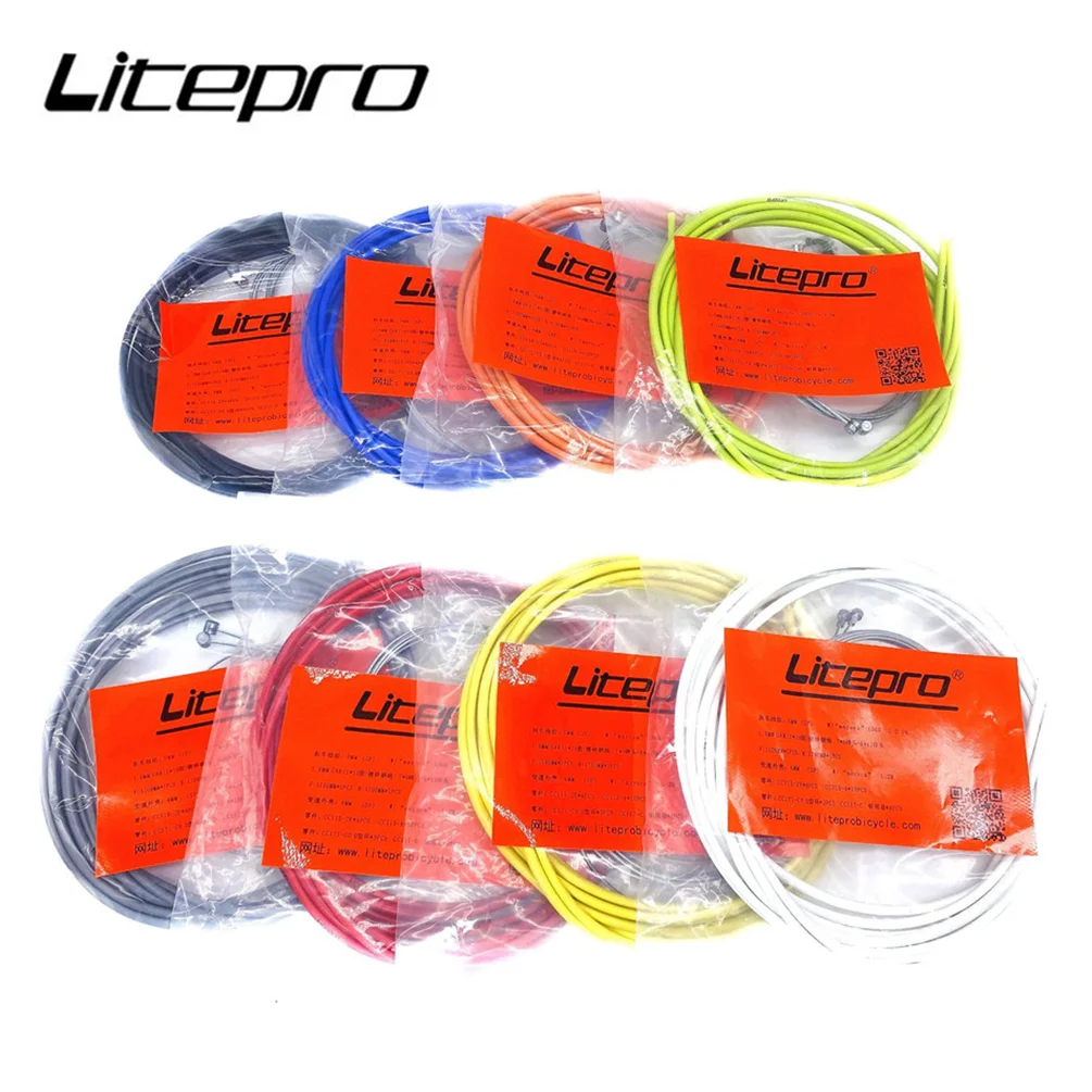 

Litepro Mountain Road Bicycle Brake Line Pipe Tube Set Folding Bike Transmission Shif Cables Sets Parts