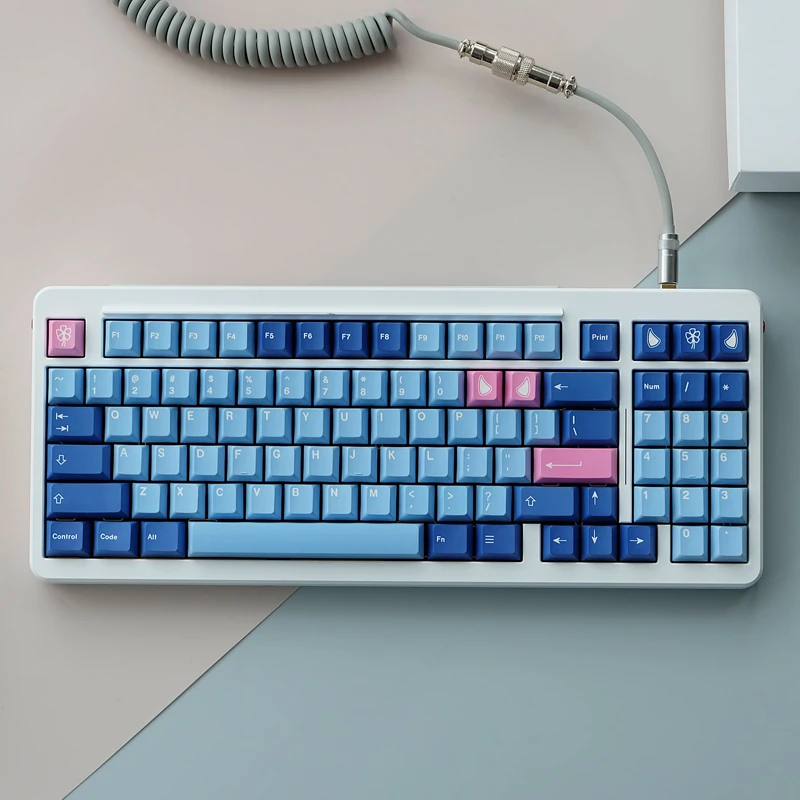 

126 клавиш/комплект, подключаемые клавиши GMK чем PBT Dye для MX Switch, колпачки механических клавиш клавиатуры, колпачки для клавиш с вишневым профилем