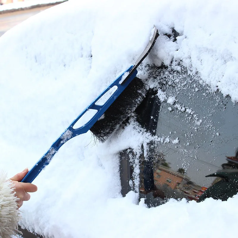 

1pcs Multifunctional Car Windshield Ice Scraper Vehicle Snow Shovel Removal Brush Car Windscreen Clean Tools Universal