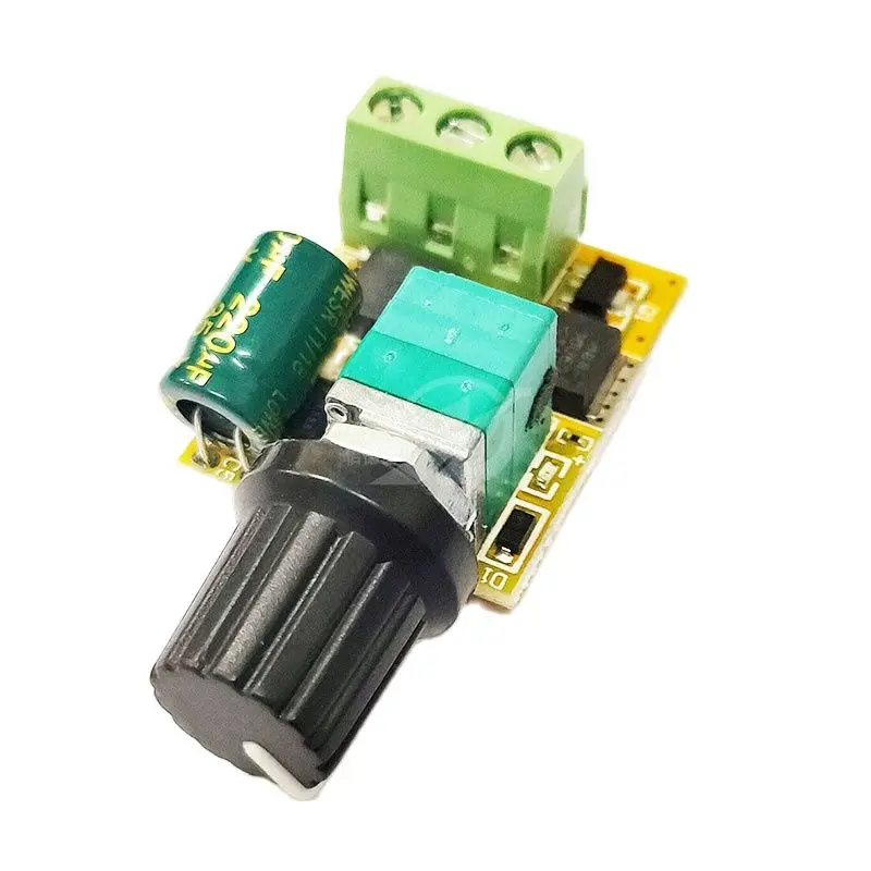 Mini PWM DC gebürstet motor speed controller 3V 5 12 24V speed control schalter Ultra-kleine LED dimmer 6