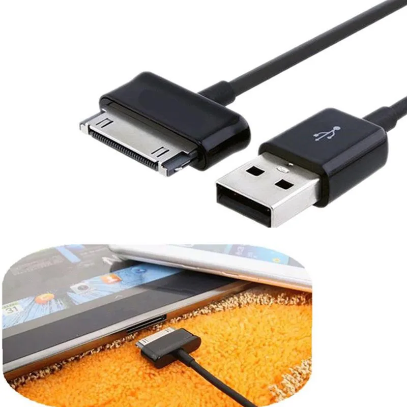 USB Charger Sync Data Cable For Samsung Galaxy Tab Tab 2 3 7.0 8.9 10.1 Note 2 P1000 P1010 P3100 P6810 P7510 Tablet Charge Cable