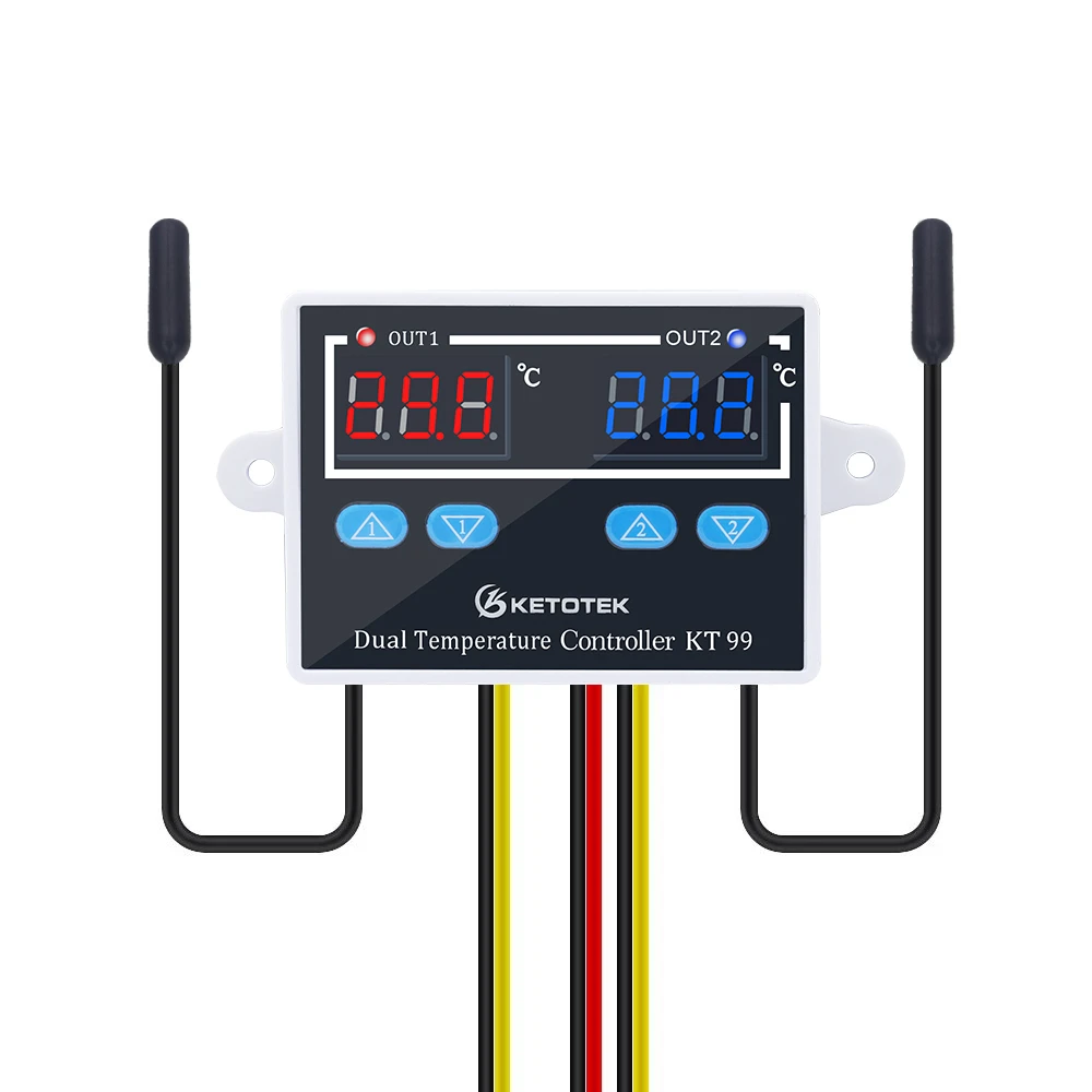 Digital Thermostat for Incubator 12V 24V 110V 220V Temperature Controller Regulator Control Switch Thermoregulator 10A 220VAC