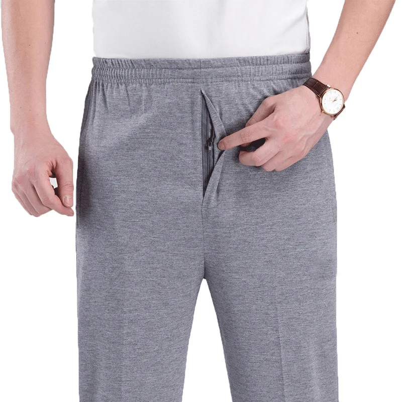 Spring Autumn Men Casual Pants Loose Sweatpants Men Basic Trousers Tracksuit Bottoms Sportswear business&casual Straight Pants