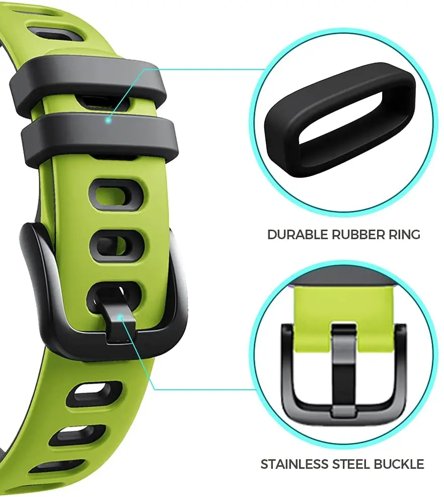 ANBEST Silicone Strap Compatible for Garmin Fit JR 3 Band Silicone Strap for Garmin Fit JR 3 Smart Watch