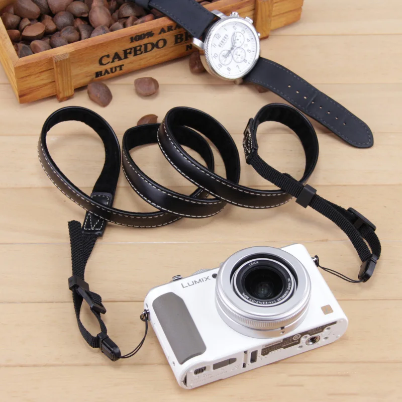 PU Camera strap for Panasonic LUMIX tz202 TZ200EB TZ220/110 ZS99