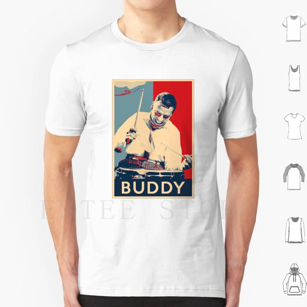 Buddy Rich Hope Poster-Greats Of Jazz Music History T Shirt Men Cotton 6xl Music Jazz Jazz History Greats Of Jazz Musician Jazz