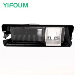 YIFOUM Car Rear View Camera Bracket License Plate Light Housing Mount For Nissan March Micra/Renault Logan Sandero Stepway
