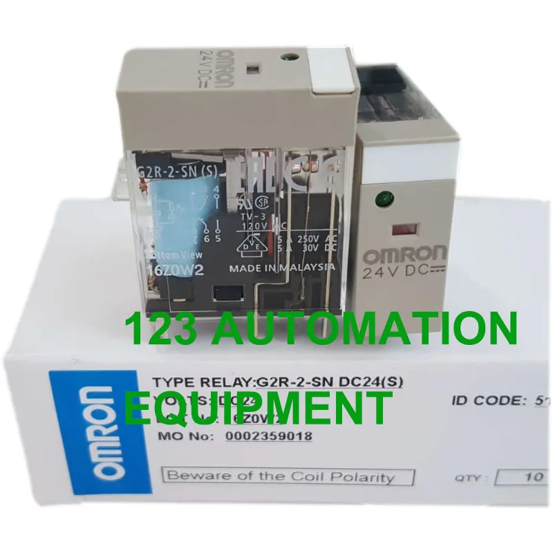Imagem -02 - Relé Novo Autêntico de Omron G2r2-sn Dc24 s Ac220 s Ac110 s G2r-2-sn s 24vdc 220vac 110vac 10 Peças