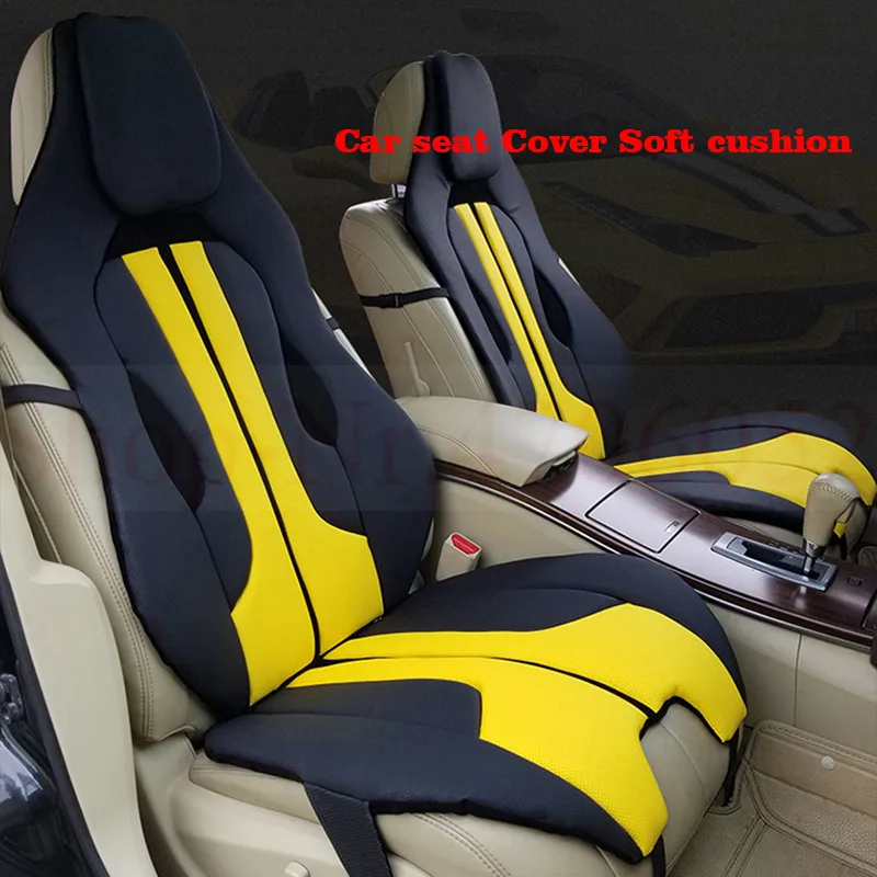 

Car seat Cover Soft cushion red blue For Ferrari Mercedes BMW Audi sports fashion individuality Interior accessories