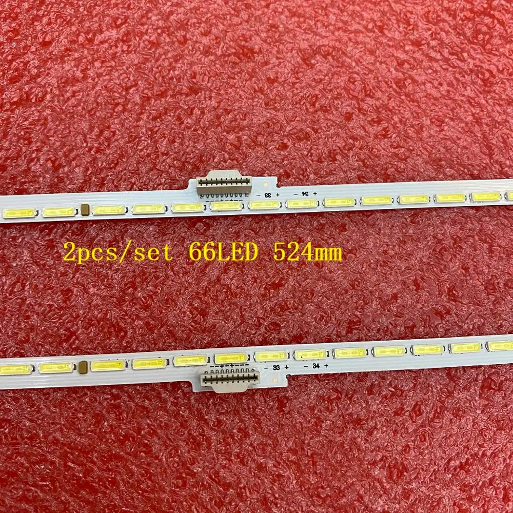 2pcs/set 66LED 534mm LED backlight strip For TV 49UH850V 49 V16 ASL 2475 2474 6922L-0194A LC490EQH DJ F1