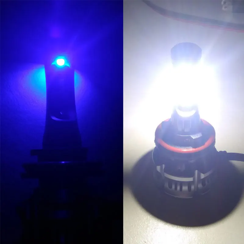 H7 LED car Angel Eyes Lamp LED H11 H8 Lights 9005 HB3 9006 HB4 Mini Projector Lens LED Car Headlight Bulbs 12V 6500k led bulbs