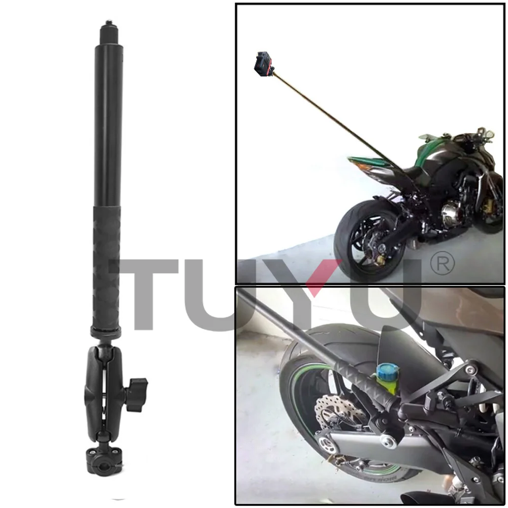 TUYU-ذراع تمديد عصا سيلفي من الألومنيوم ، لـ insta360 One R X Gopro Max ، ملحقات ذراع سيلفي غير مرئية