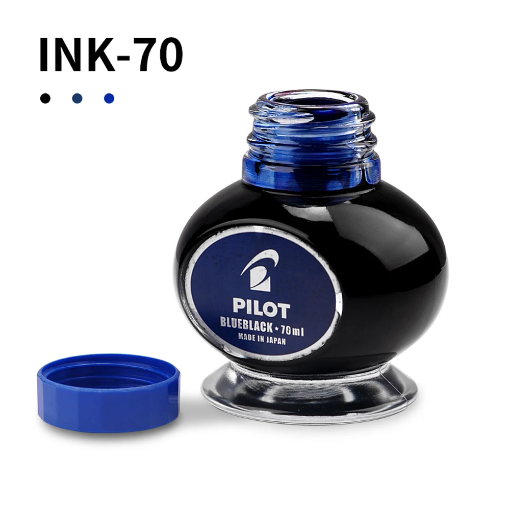 1 Bottle Pilot Fountain Pen Ink INK-70 / INK-30 / INK-350 Non-blocking Ink Non-carbon Ink Quick-drying Large Capacity 30ml