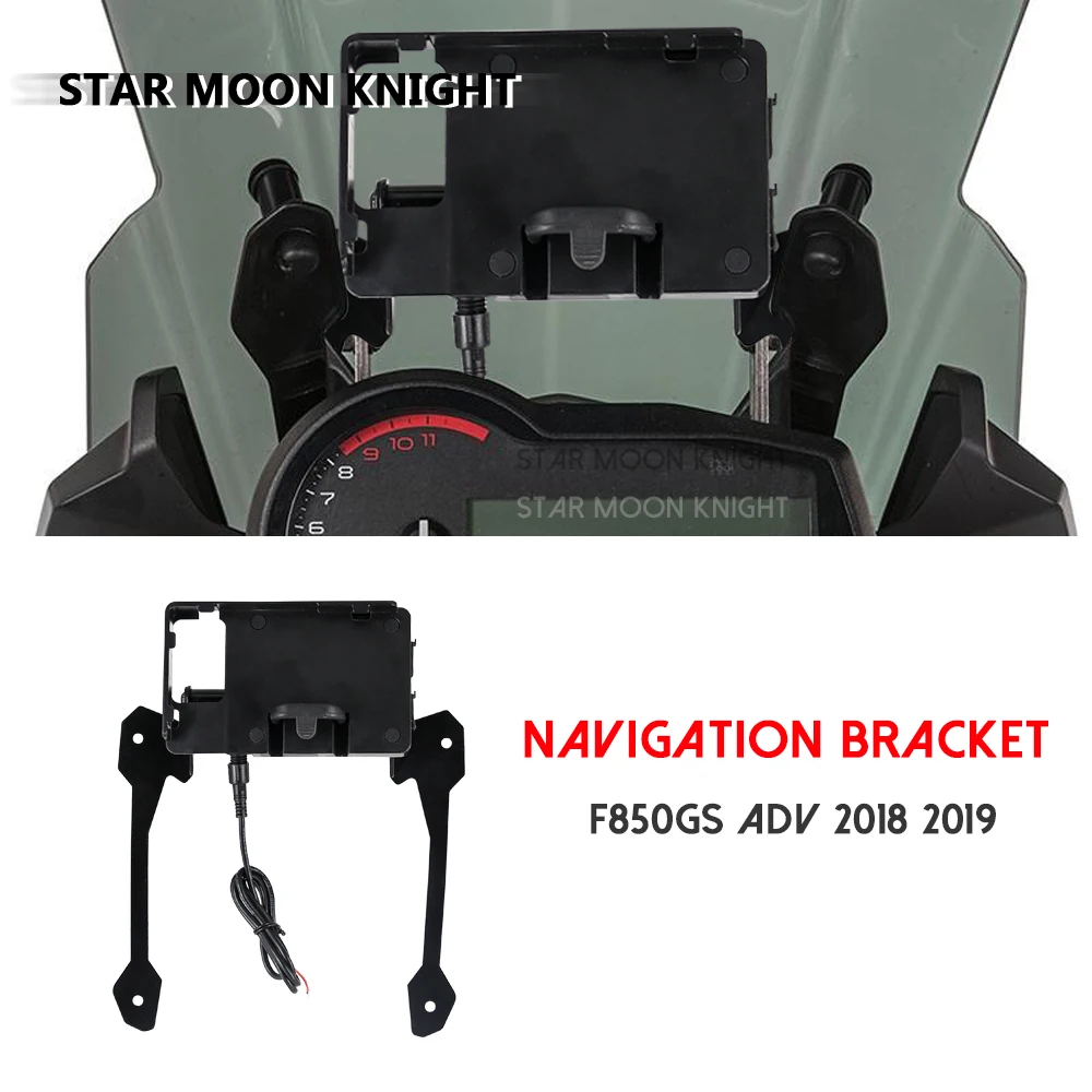 

Motorcycle GPS/SMART PHONE Navigation GPS Plate Bracket Adapt Holder For BMW F850GS ADV F 850 GS Adventure F850 GS 2018 2019