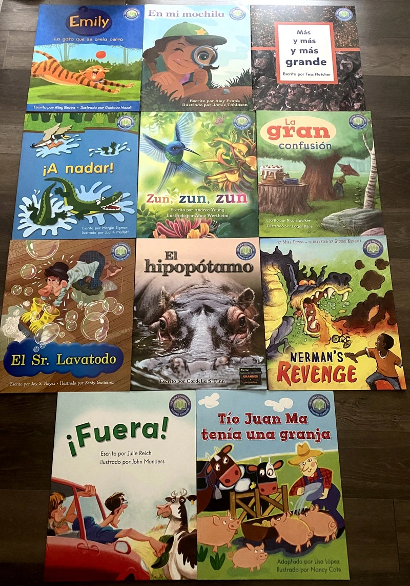 

Random 4 Books Parent Child Kids Spanish Book Interesting Story Knowledge Education Reading Learning Libros Big Size Book Age 8