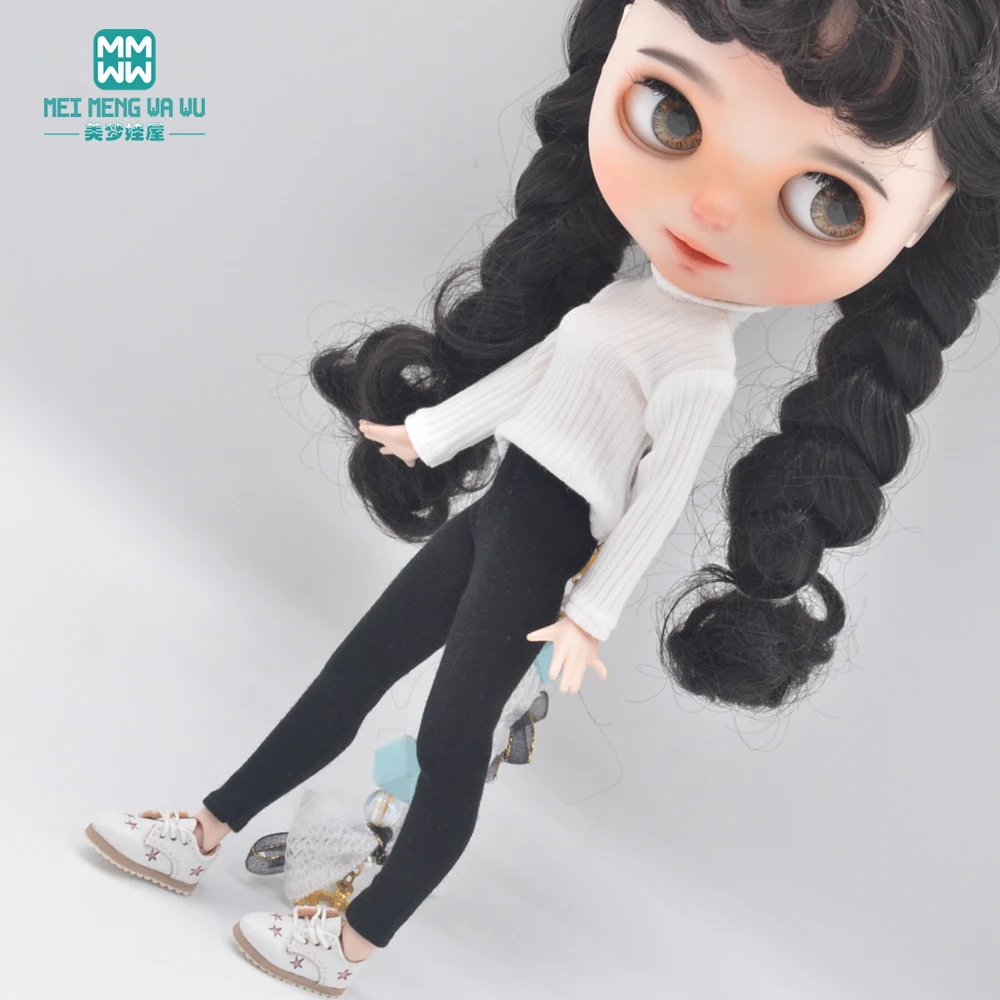 Passend für Blyth Azone OB22 OB24 Puppenkleidung und Zubehör, bonbonfarbener Rollkragenpullover, Leggings – Detail 5