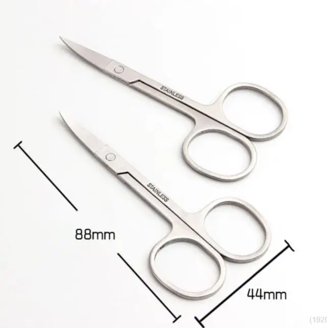 

Home Stainless Steel Small Eyebrow Scissors Hair Trimming Beauty Makeup Nail Dead Skin Remover Tool SN716