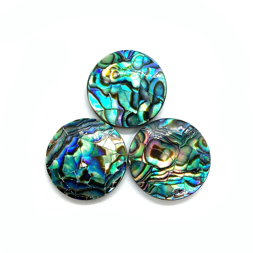 Abalone Shell Beads Mother-of-Pearl Shell 16mm Round Shell Ring Surface for DIY Handmade Bracelet Necklace Jewelry Accessories