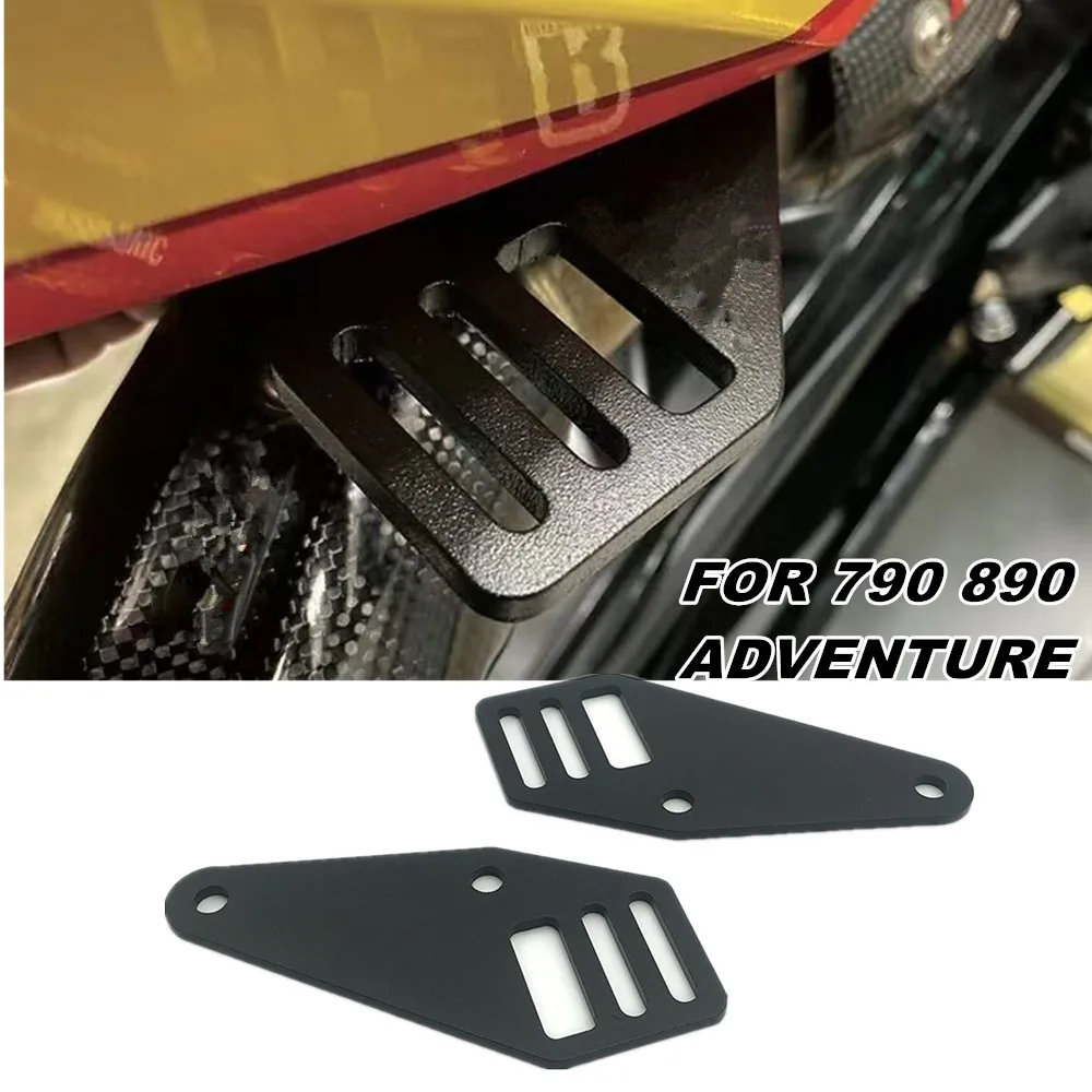 

Motorcycle Passenger Peg Luggage Strap Plate Set For 790 890 ADVENTURE 790R/S 890 Adventure ADV 2019 2020 2021