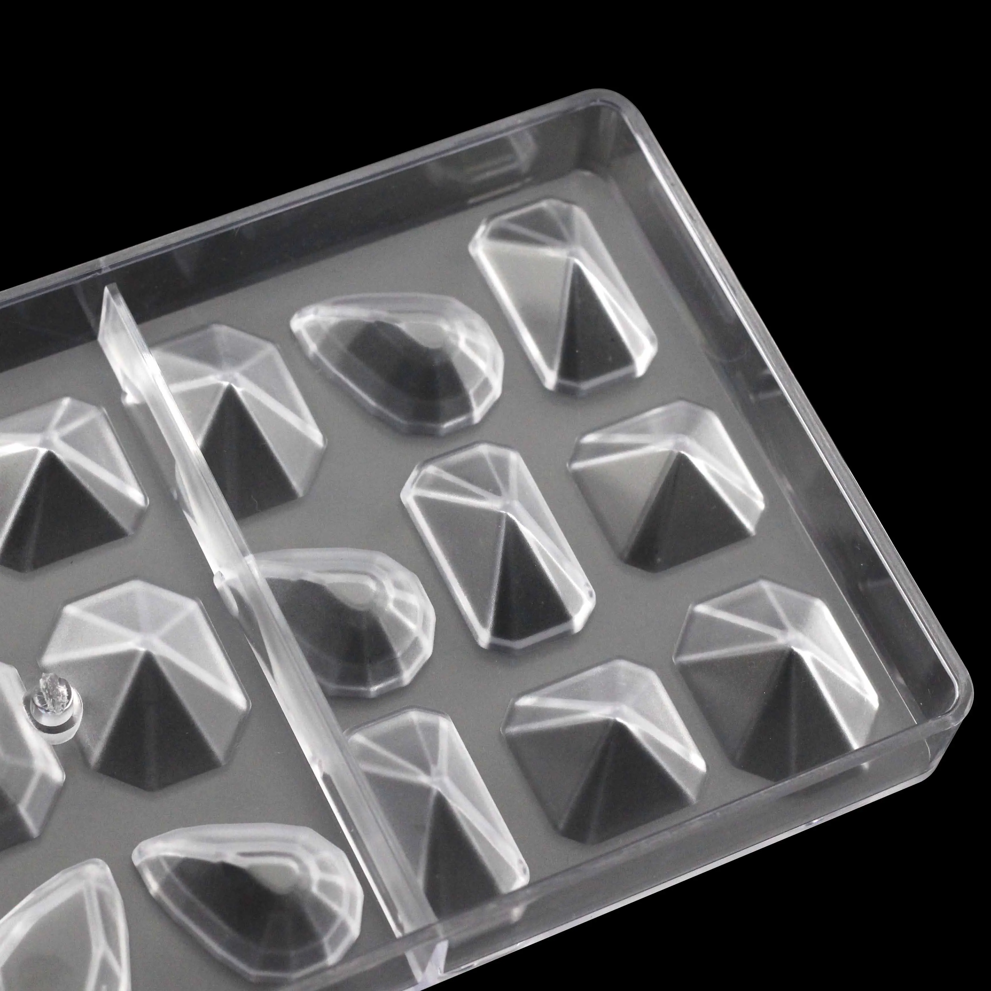 Diy Gem Shape Polycarbonate Chocolate Mold, Baking Candy Confectionery Tool Baking Candy Cake Decoration Chocolate Mold image 5