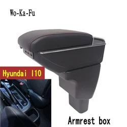 팔걸이 현대 I10 HB20S 팔걸이 박스 센터 콘솔 중앙 저장소 콘텐츠 저장 컵 홀더 재떨이 USB 인터페이스, Hyundai I10 HB20S