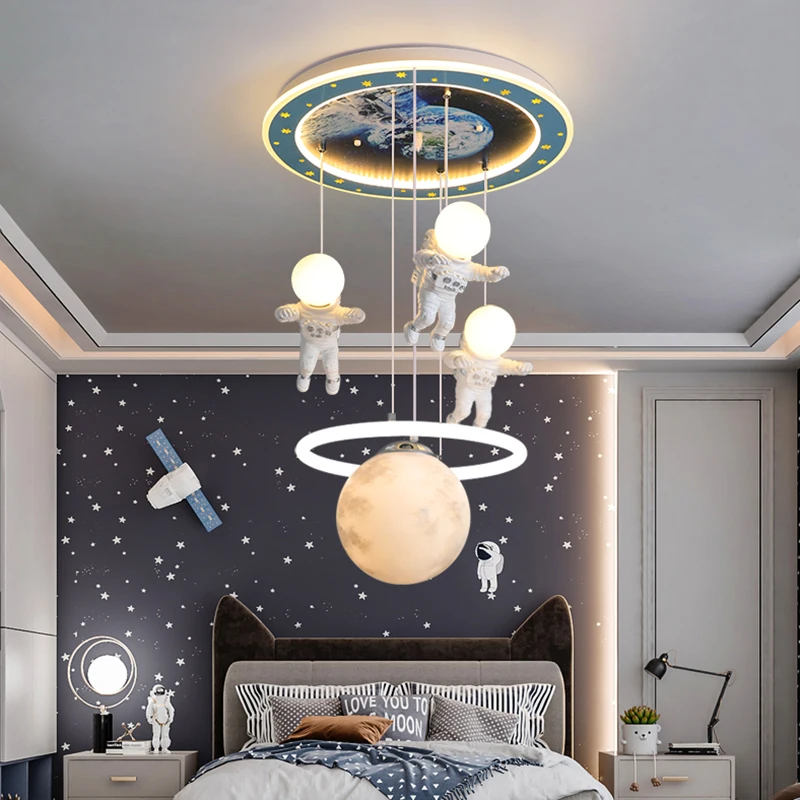 Decorazione domestica lampadario moderno per camera da letto camerette lampade da soffitto illuminazione interna lampadari a led intelligenti