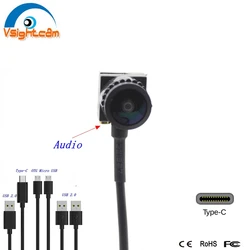 1080P Wide Angle Micro USB Camera With Audio OTG CCTV Camera For Android Mobiles Mini USB Camera