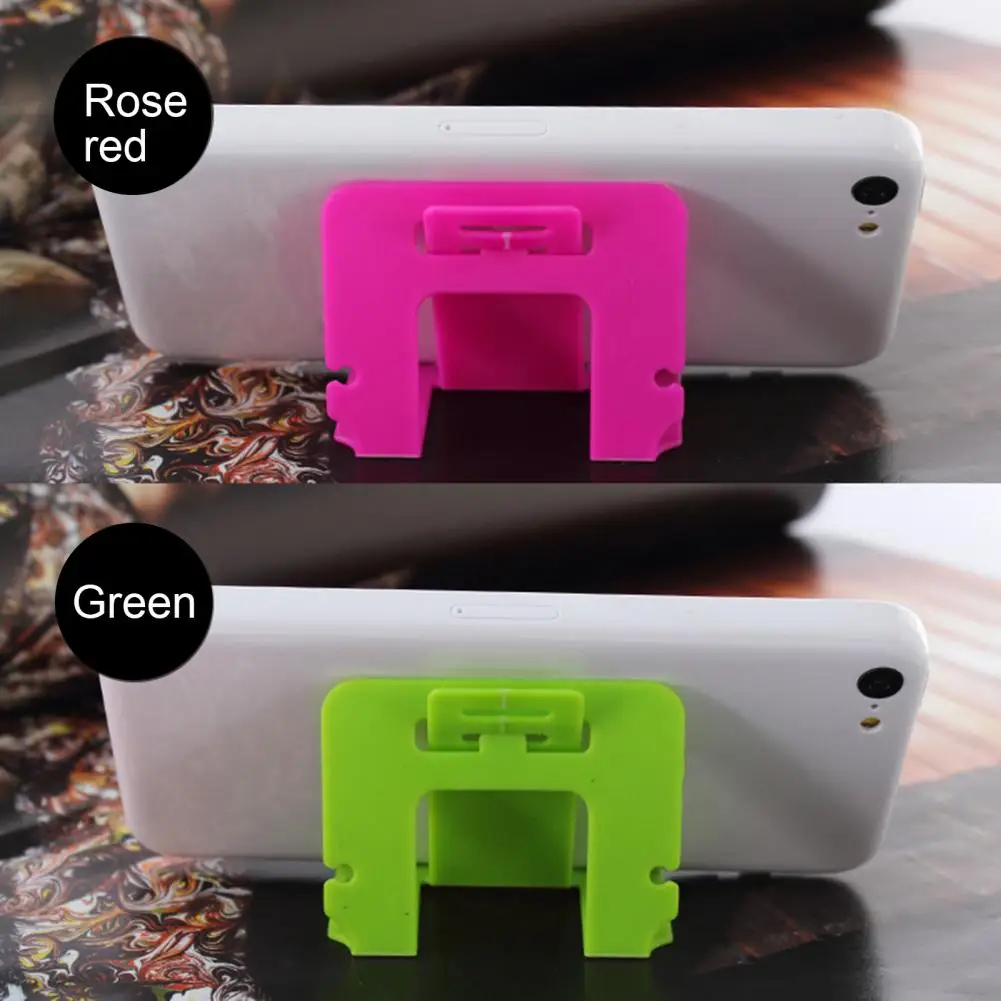 20Pcs Card Type Phone Holder Adjustable Folding Universal Desktop Lazy Bracket